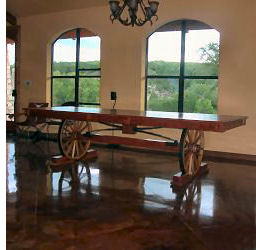 Wagon Wheel Table